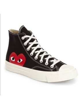 NWB CONVERSE X PLAY COMME DES GARÇONS CHUCK 70 HIGH TOP SNEAKERS MNS 10 WMS 12
